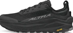 Altra Womens Olympus 6 Trail Shoes - Black-Black