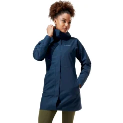 Berghaus Womens Omeara Long Shell Jacket - Dusk