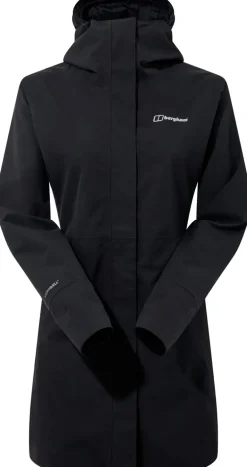 Berghaus Womens Omeara Long Shell Jacket - Black