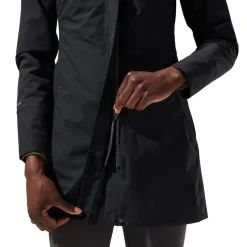 Berghaus Womens Omeara Long Shell Jacket - Black