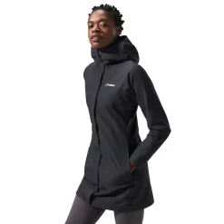 Berghaus Womens Omeara Long Shell Jacket - Black