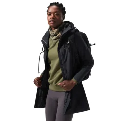 Berghaus Womens Omeara Long Shell Jacket - Black