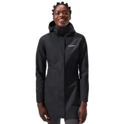Berghaus Womens Omeara Long Shell Jacket - Black