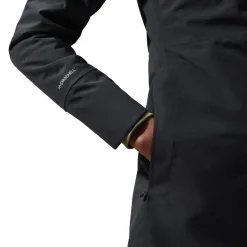 Berghaus Womens Omeara Long Shell Jacket - Black