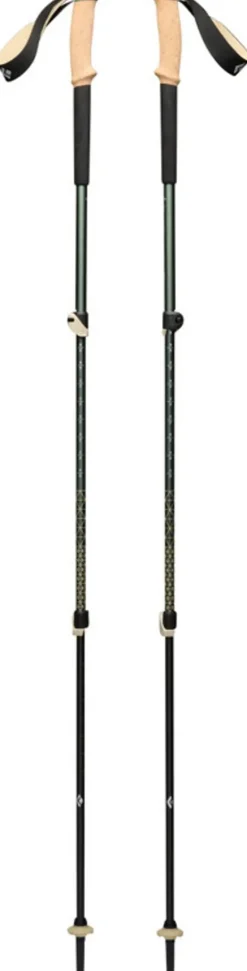 Black Diamond Trail Cork Trekking Poles - Laurel Green