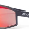 BLOC Blade 2 Sunglasses - Matt Black-Red Mirror