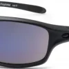 BLOC Daytona Sunglasses - Matt Black-Blue Mirror