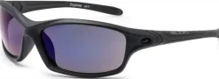 BLOC Daytona Sunglasses - Matt Black-Blue Mirror