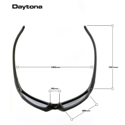 BLOC Daytona Sunglasses - Matt Black-Blue Mirror