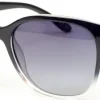 BLOC Lilly Sunglasses - Crystal Black Fade-Grey Graduated