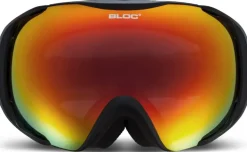 BLOC Mask Goggle - Matt Black-Dark Brown Red Mirror