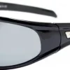BLOC Stingray Sunglasses - Shiny Black-Polarised Grey