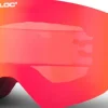 BLOC Thirty-Five Goggle - Matt Black-Brown Red Mirror