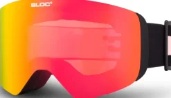 BLOC Thirty-Five Goggle - Matt Black-Brown Red Mirror