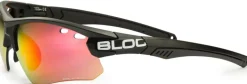 BLOC Titan Sunglasses - Black-Red 4 Lens Pack