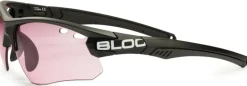BLOC Titan Sunglasses - Black-Red 4 Lens Pack