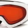 BLOC Utopia Goggle - Shiny White-Goldeneye Lens