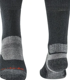 Bridgedale Mens Hike Midweight Merino Socks - Gunmetal