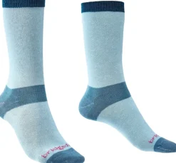 Bridgedale Womens Coolmax Liner Socks - Twin Pack - Sky