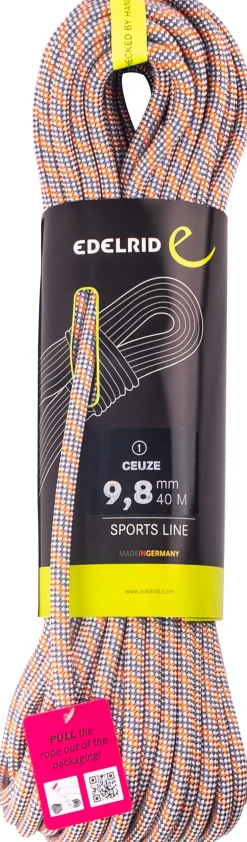 Edelrid Ceuze 9.8mm x 50m Climbing Rope - Icemint-Sahara