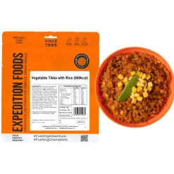 Expedition Foods Vegetable Tikka with Rice - 800kcal