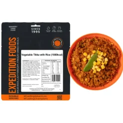 Expedition Foods Vegetable Tikka with Rice - 1000kcal