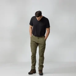 Fjallraven Mens Abisko Hybrid Trail Trousers - Black