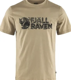 Fjallraven Mens Lush Logo T-shirt - Fossil