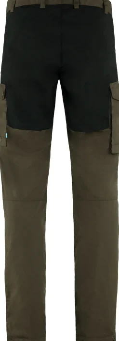 Fjallraven Mens Vidda Pro Trousers - Dark Olive-Black