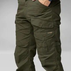 Fjallraven Mens Vidda Pro Trousers - Dark Olive-Black