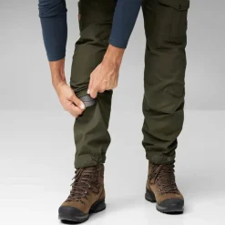 Fjallraven Mens Vidda Pro Trousers - Dark Olive-Black