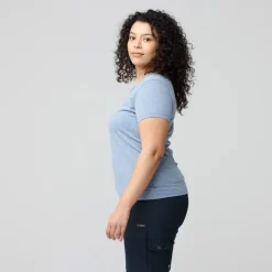 Fjallraven Womens 1960 Logo T-shirt - Mais Yellow