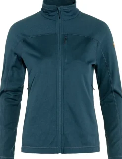 Fjallraven Womens Abisko Lite Fleece Jacket - Indigo Blue