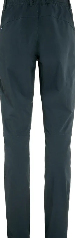Fjallraven Womens Abisko Trail Stretch Trousers - Dark Navy