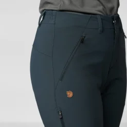 Fjallraven Womens Abisko Trail Stretch Trousers - Dark Navy