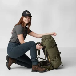 Fjallraven Womens Abisko Trail Stretch Trousers - Dark Navy