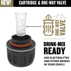 GRAYL GeoPress Ti Purifier Plus Cook Lid - Covert Black