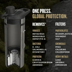 GRAYL GeoPress Ti Purifier Plus Cook Lid - Covert Black