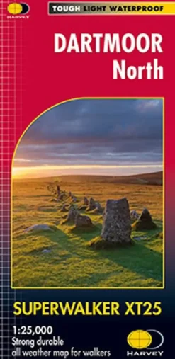 Harvey Dartmoor North Superwalker Map