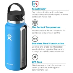 Hydro Flask 32oz Wide Mouth Bottle - Stone