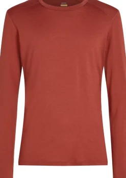 Icebreaker Mens 200 Oasis Long Sleeved Crewe Top - Jasper