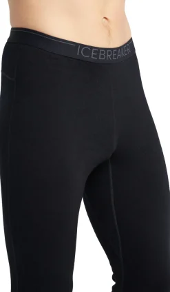 Icebreaker Mens 260 Tech Leggings - Black