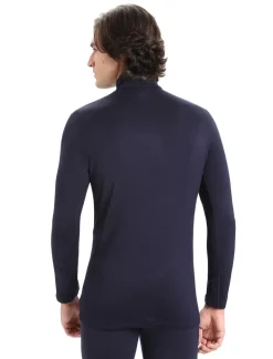 Icebreaker Mens 260 Tech LS Half Zip Top - Midnight Navy