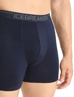 Icebreaker Mens Anatomica Boxers - Midnight Navy