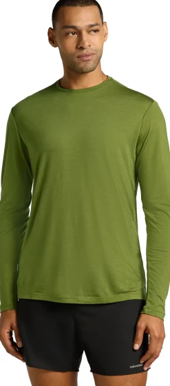 Icebreaker Mens Merino 125 Cool-Lite Sphere III LS Tee - Spagnum