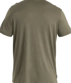 Icebreaker Mens Merino 150 Tech Lite III SS Tee - Logo Reflective - Loden