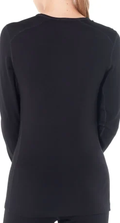 Icebreaker Womens 260 Tech LS Crewe - Midnight Navy