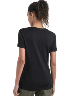 Icebreaker Womens Merino 150 Tech Lite III SS Tee - Black