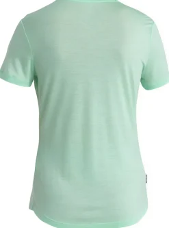 Icebreaker Womens Merino 125 Cool-Lite Sphere III SS Scoop Tee - Glass