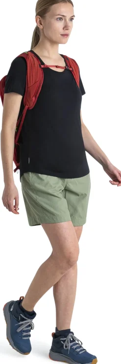 Icebreaker Womens Merino 125 Cool-Lite Sphere III SS Scoop Tee - Black